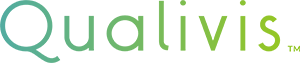Qualivis logo in green and teal