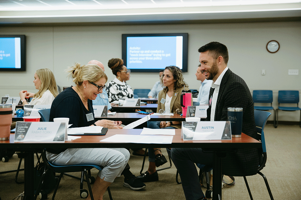 THA Leadership Fellows interactive media training session - Texas Hospital Association THA Leadership Fellows interactive media training session