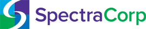 SpectraCorp - Texas Hospital Association SpectraCorp logo: abstract blue/teal emblem beside purple'Spectra' and green 'Corp' wordmark.
