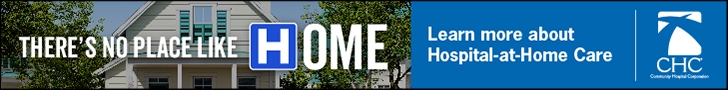CHC: There's no place like home. Click here to learn more about hospital-at-home care.